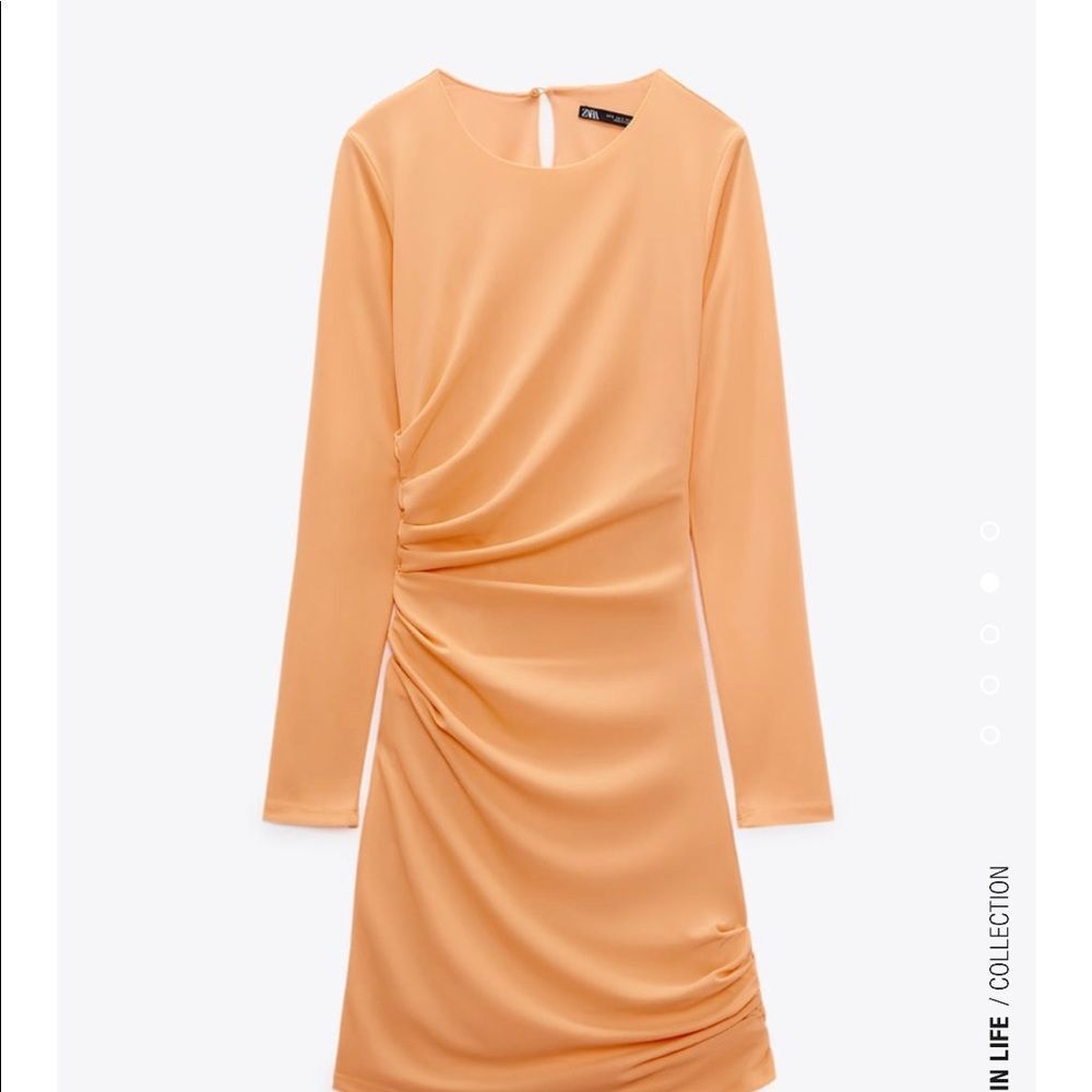 ZARA dress, orange xs size ✨